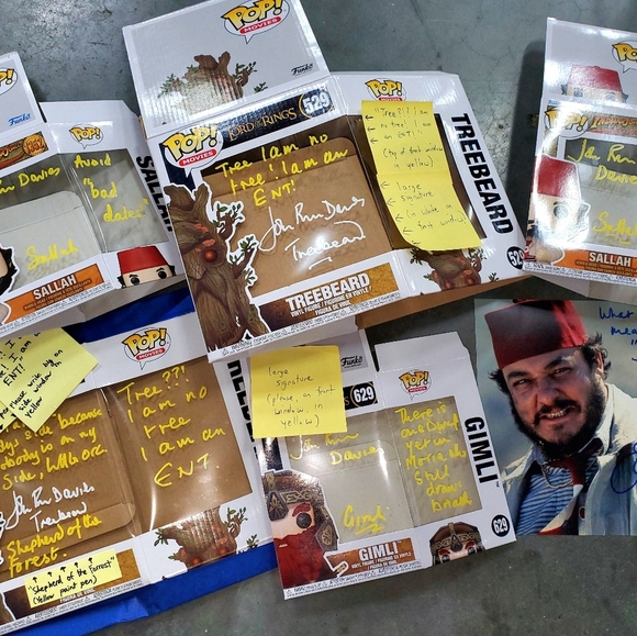 Autographed Funko Pop JOHN RHYS-DAVIES SIGNED INDIANA JONES SALLAH FUNKO POP!N - Picture 10 of 10
